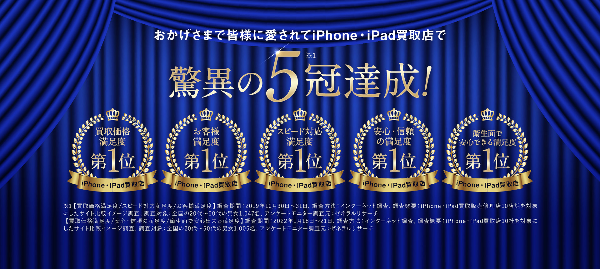 驚異の5冠達成！
